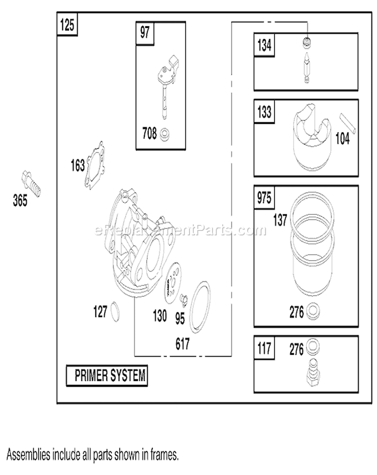 Page E Diagram and Parts List for 20022 9900001-9999999 - 1999 Toro Lawn Mower