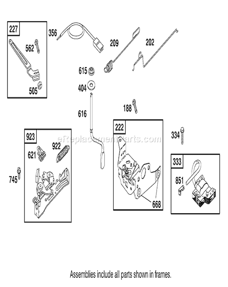 Page H Diagram and Parts List for 20025 210000001-210999999 - 2001 Toro Lawn Mower