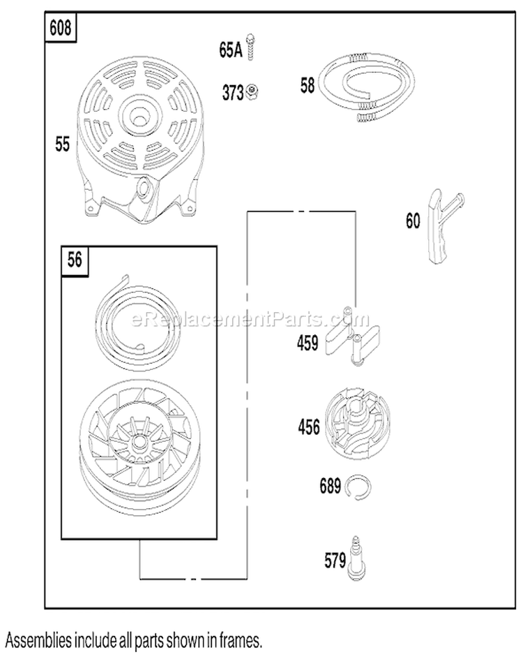 Page K Diagram and Parts List for 20027 200000001-200999999 - 2000 Toro Lawn Mower
