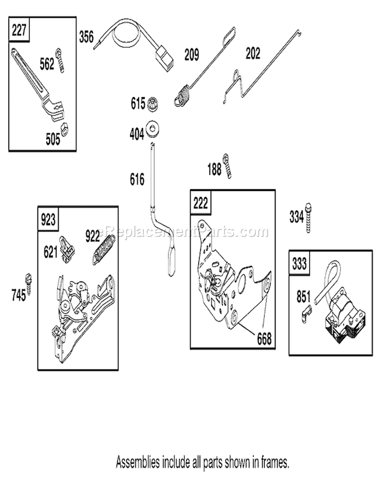 Page E Diagram and Parts List for 20028 210000001-210999999 - 2001 Toro Lawn Mower