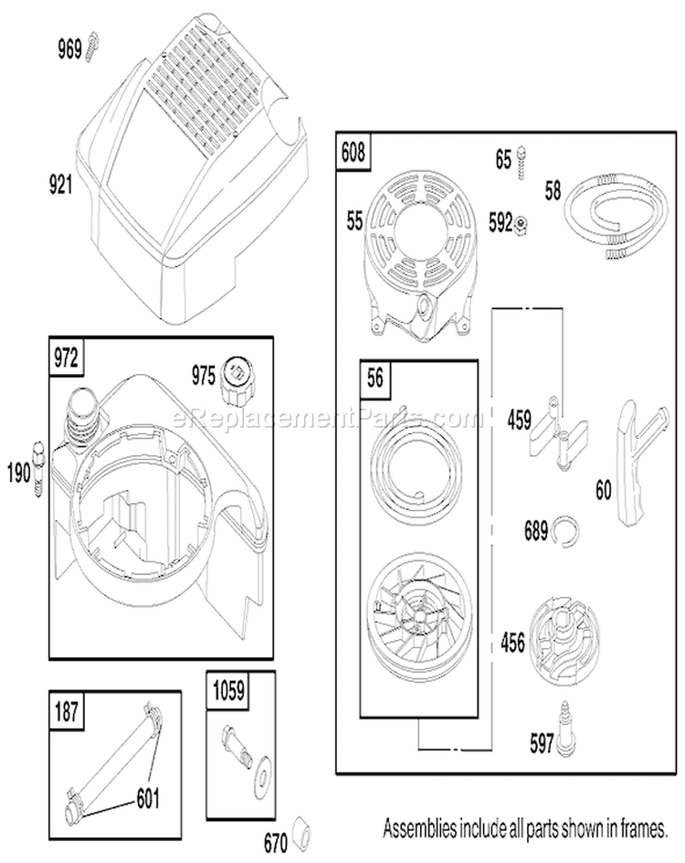 Page H Diagram and Parts List for 20025 200000001-200999999 - 2000 Toro Lawn Mower