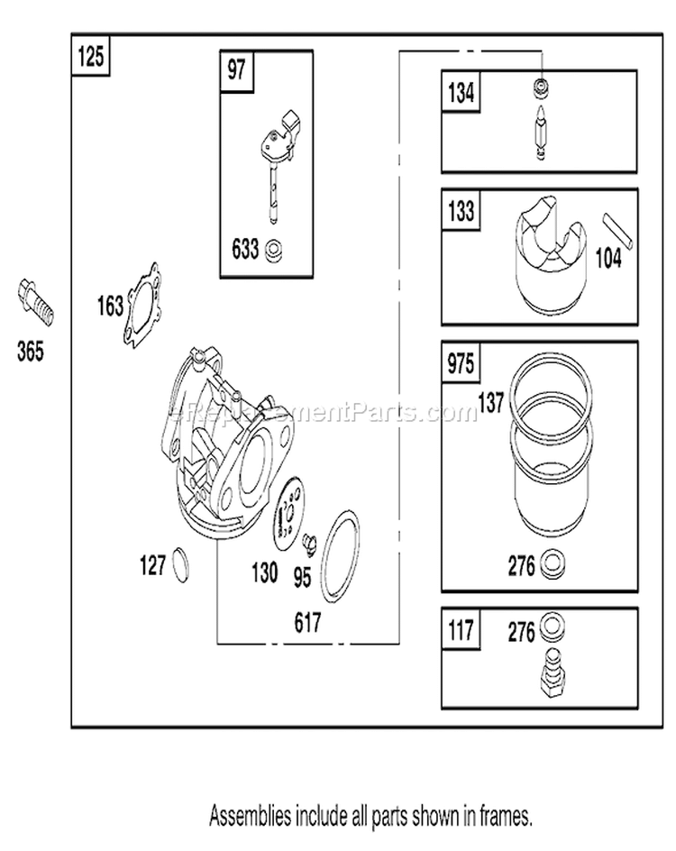 Page H Diagram and Parts List for 20035 210000001-210999999 - 2001 Toro Lawn Mower