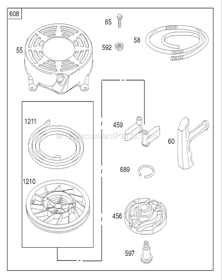 Page AC Diagram and Parts List for 20037 220000001-220999999 - 2002 Toro Lawn Mower