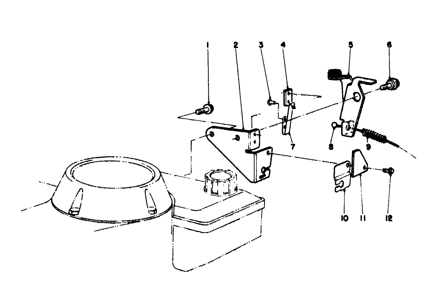 Brake Assembly Diagram and Parts List for 16212 0000001 - 0999999 Toro Lawn Mower