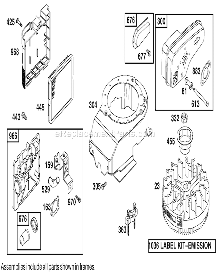 Page F Diagram and Parts List for 20043 9900001-9999999 - 1999 Toro Lawn Mower