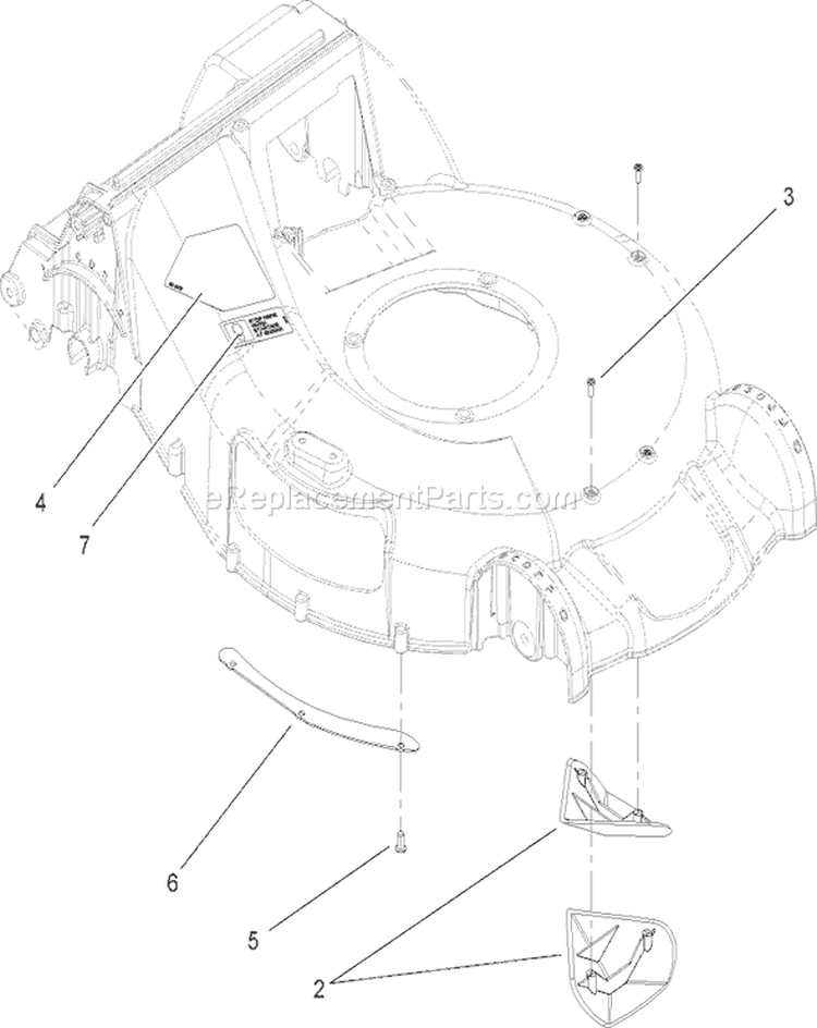 Page P Diagram and Parts List for 20057 260000001-260999999 - 2006 Toro Lawn Mower