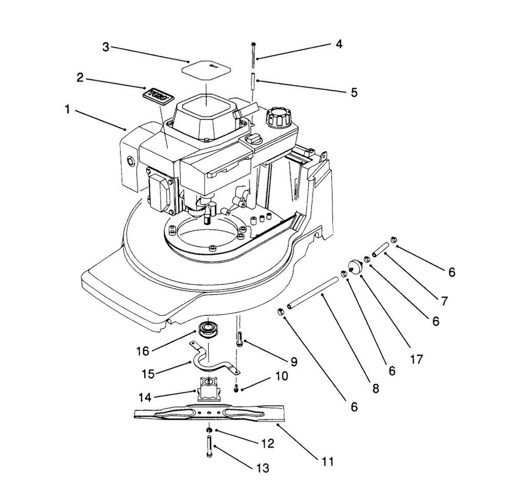 Engine Assembly Diagram and Parts List for 20920B 0000001 - 0999999 Toro Lawn Mower