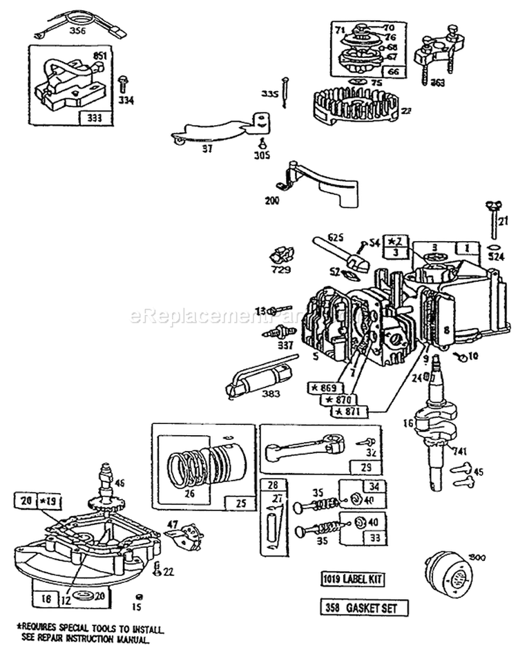 Page C Diagram and Parts List for 20181 3900001-3999999 - 1993 Toro Lawn Mower