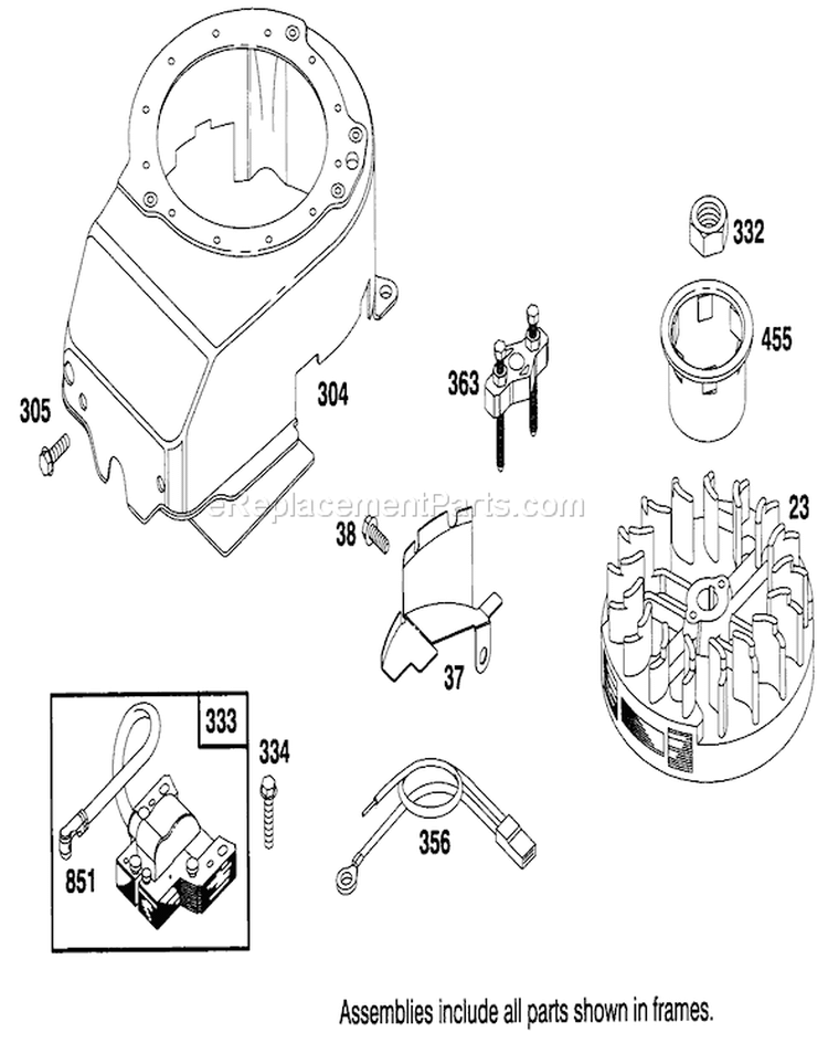 Page C Diagram and Parts List for 20183B 4900001-4999999 - 1994 Toro Lawn Mower