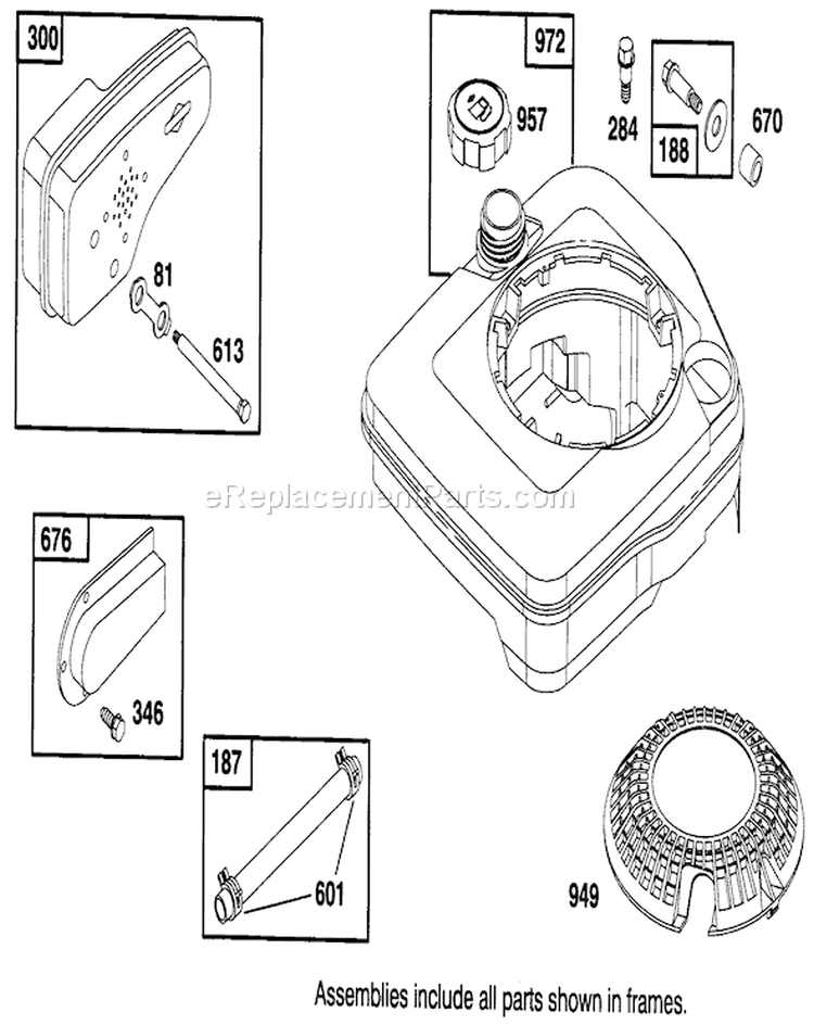 Page D Diagram and Parts List for 20183B 4900001-4999999 - 1994 Toro Lawn Mower