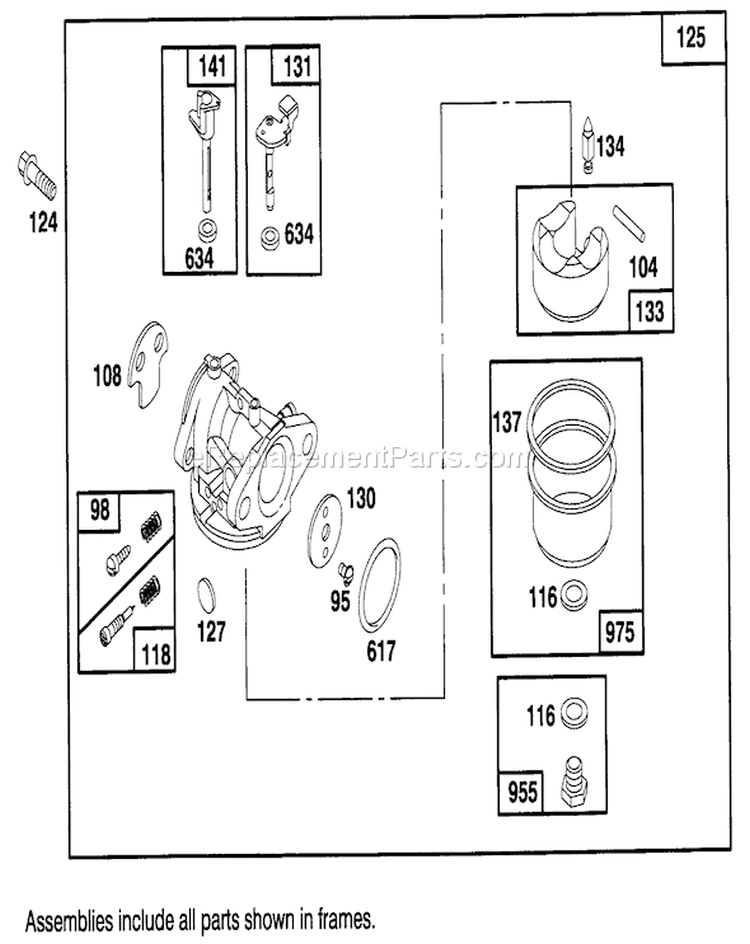 Page H Diagram and Parts List for 20183B 4900001-4999999 - 1994 Toro Lawn Mower