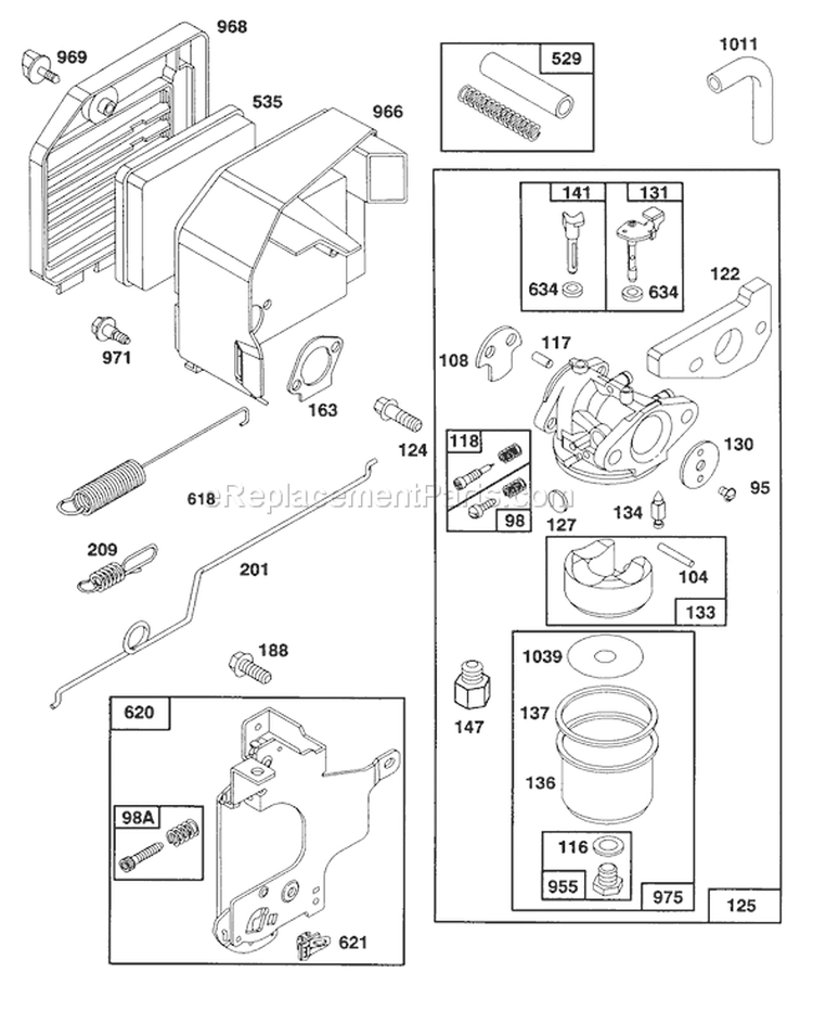 Page D Diagram and Parts List for 20210 2000001-2999999 - 1992 Toro Lawn Mower
