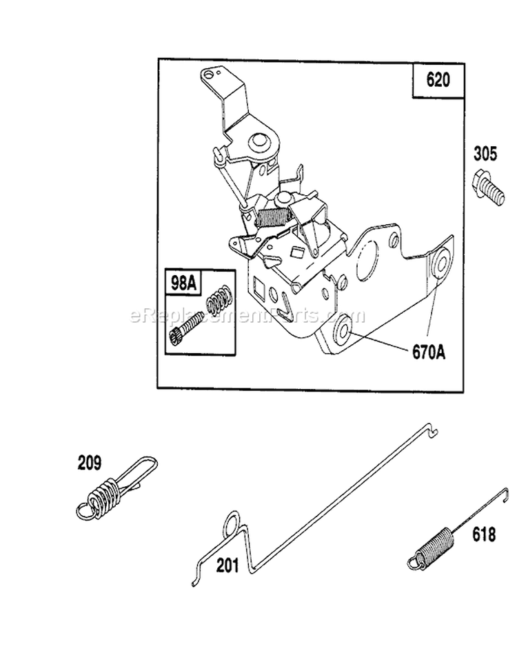 Page E Diagram and Parts List for 20214 2000001-2999999 - 1992 Toro Lawn Mower