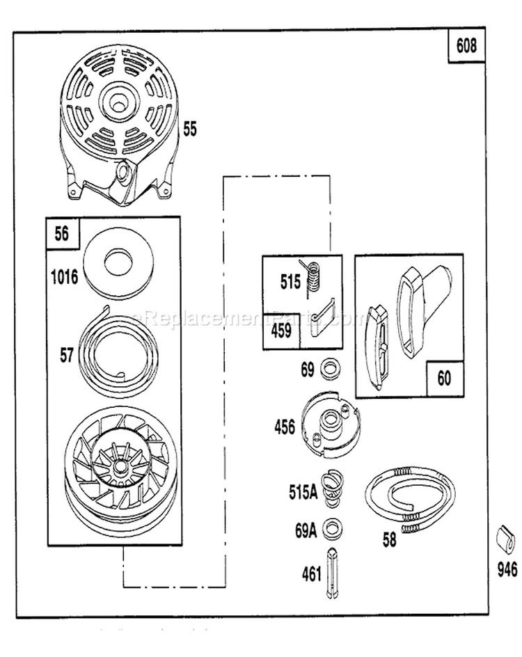 Page F Diagram and Parts List for 20214 2000001-2999999 - 1992 Toro Lawn Mower
