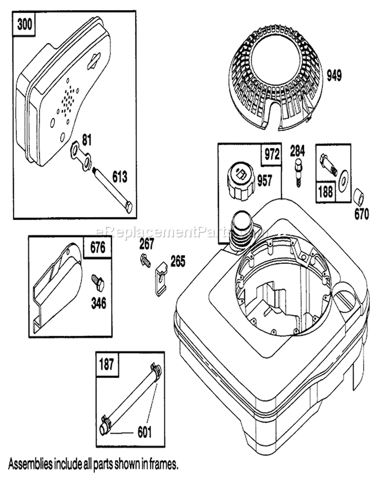 Page H Diagram and Parts List for 20215 1000001-1999999 - 1991 Toro Lawn Mower