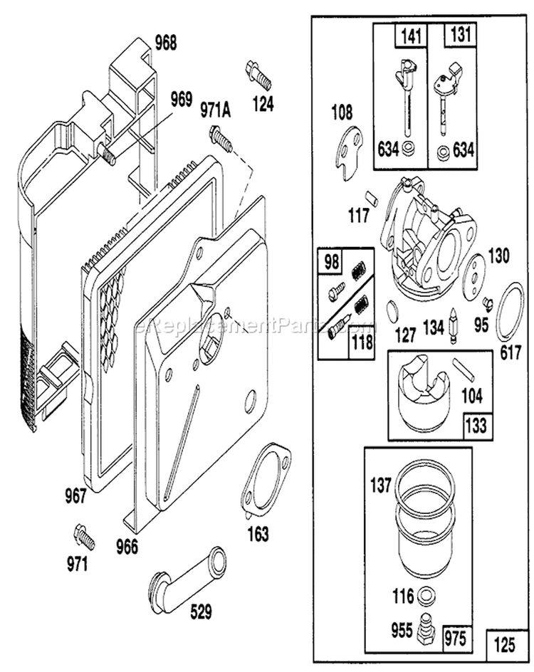 Page D Diagram and Parts List for 20216 1000001-1999999 - 1991 Toro Lawn Mower
