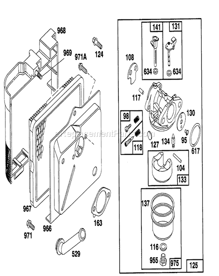 Page D Diagram and Parts List for 20217 1000001-1999999 - 1991 Toro Lawn Mower