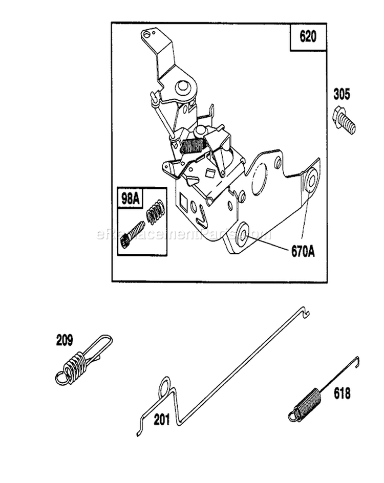 Page E Diagram and Parts List for 20217 1000001-1999999 - 1991 Toro Lawn Mower