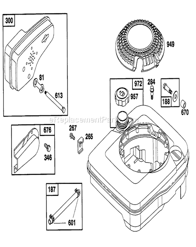 Page H Diagram and Parts List for 20217 1000001-1999999 - 1991 Toro Lawn Mower