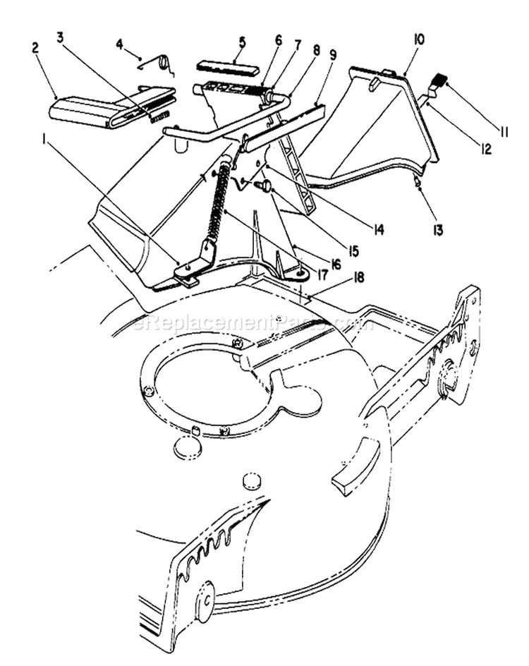 Page N Diagram and Parts List for 20218 1000001-1999999 - 1991 Toro Lawn Mower