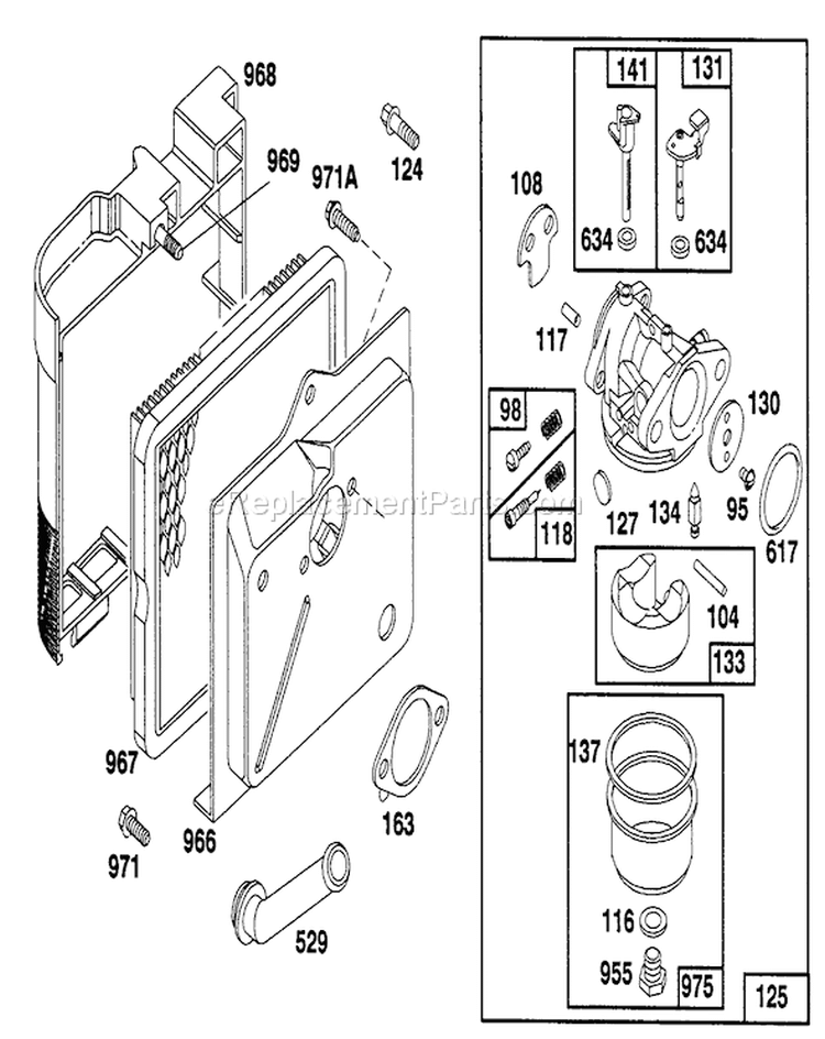 Page D Diagram and Parts List for 20218 1000001-1999999 - 1991 Toro Lawn Mower