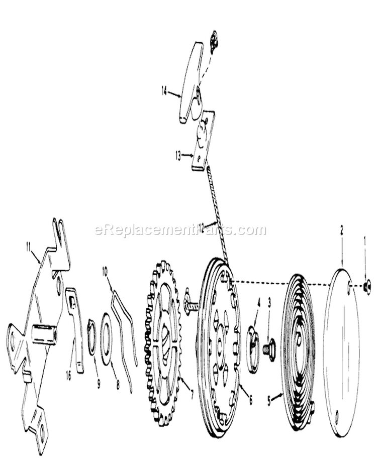 Rewind Starter No. 590450a Diagram and Parts List for 17601 9000001-9999999 - 1969 Toro Lawn Mower