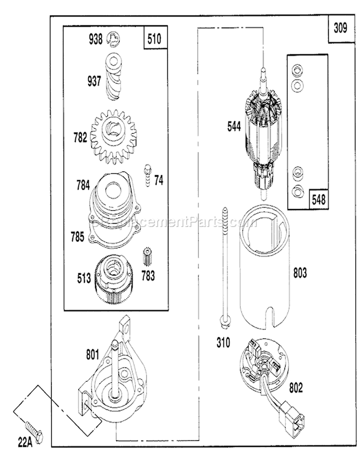 Page I Diagram and Parts List for 20322 2000001-2999999 - 1992 Toro Lawn Mower