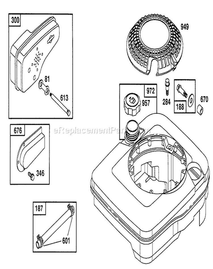 Page H Diagram and Parts List for 20327B 2000001-2999999 - 1992 Toro Lawn Mower
