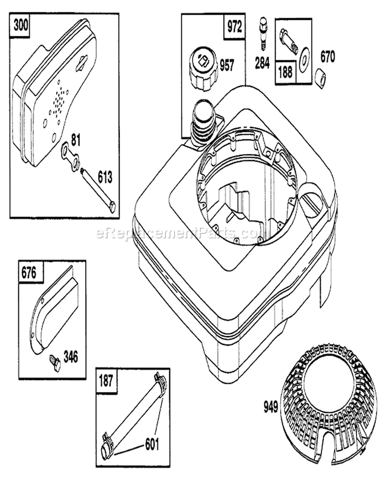 Page H Diagram and Parts List for 20435WF 39000001-39999999 - 1993 Toro Lawn Mower