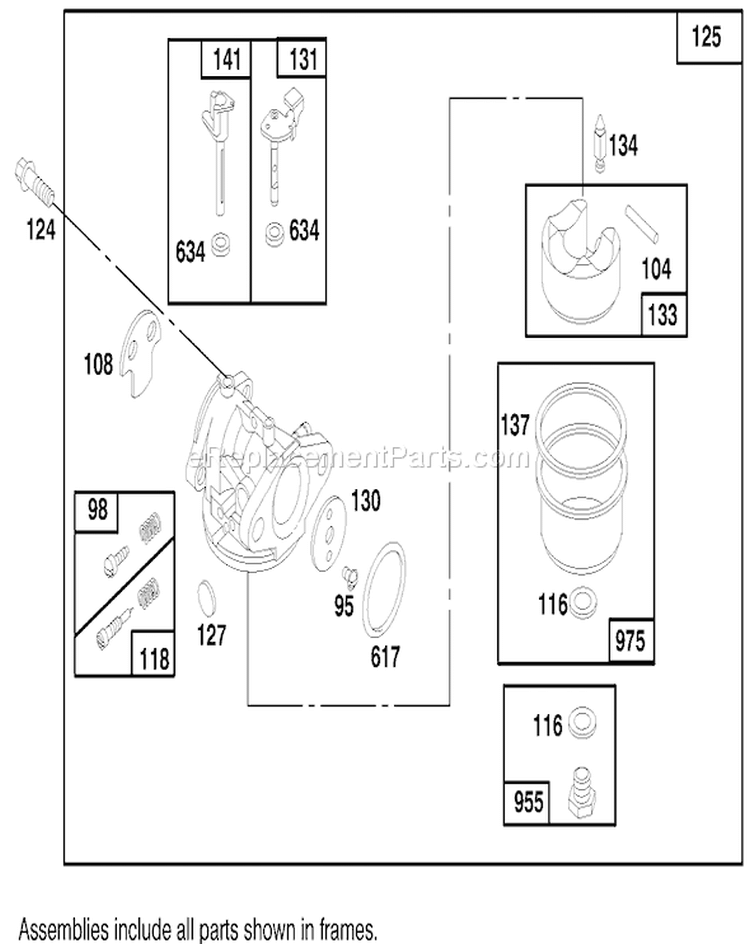 Page D Diagram and Parts List for 20436 49000001-49999999 - 1994 Toro Lawn Mower