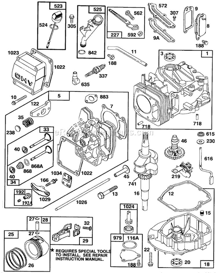 Page E Diagram and Parts List for 20438WF 39000001-39999999 - 1993 Toro Lawn Mower