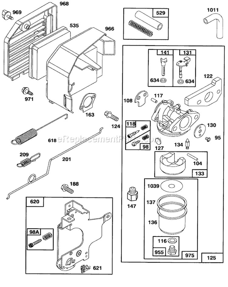 Page F Diagram and Parts List for 20438WF 39000001-39999999 - 1993 Toro Lawn Mower
