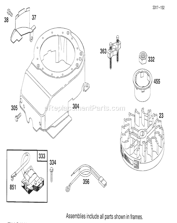 Page L Diagram and Parts List for 20441 5900001-5999999 - 1995 Toro Lawn Mower