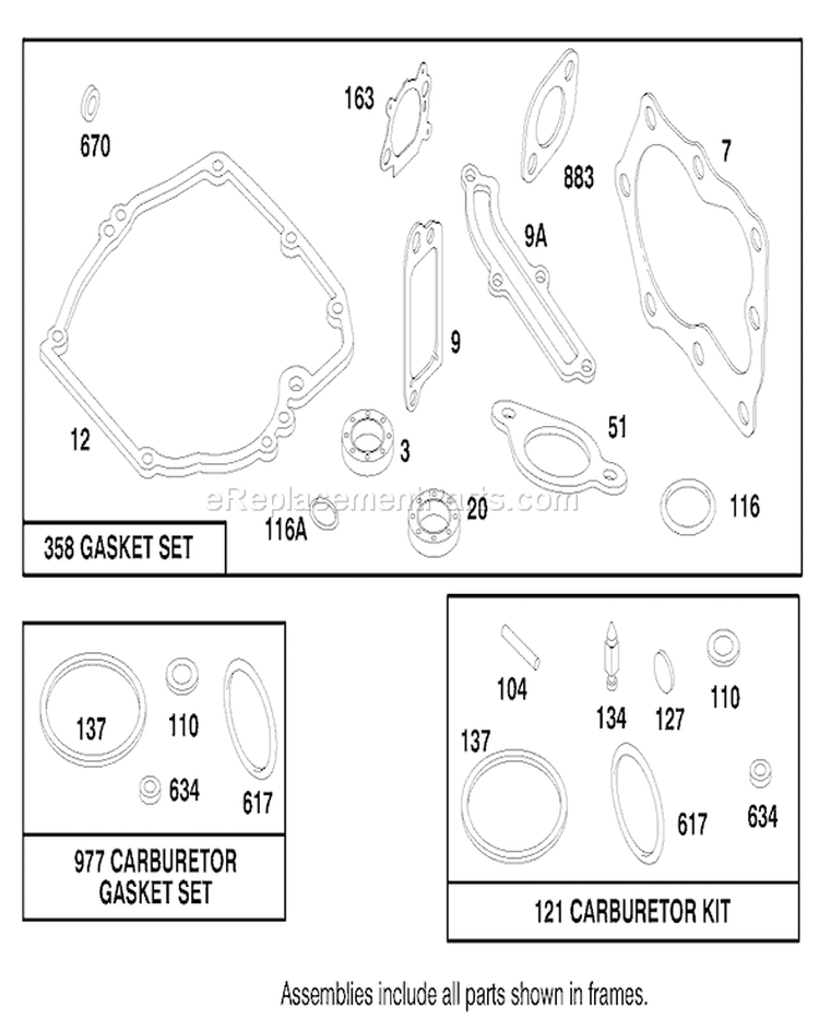 Page L Diagram and Parts List for 20445 7900001-7999999 - 1997 Toro Lawn Mower