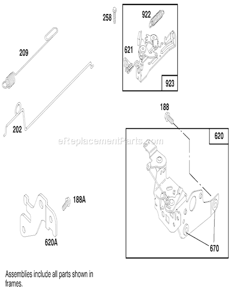 Page E Diagram and Parts List for 20449 7900001-7999999 - 1997 Toro Lawn Mower