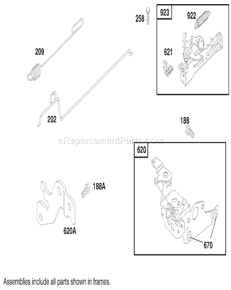 Page F Diagram and Parts List for 20452 8900001-8999999 - 1998 Toro Lawn Mower