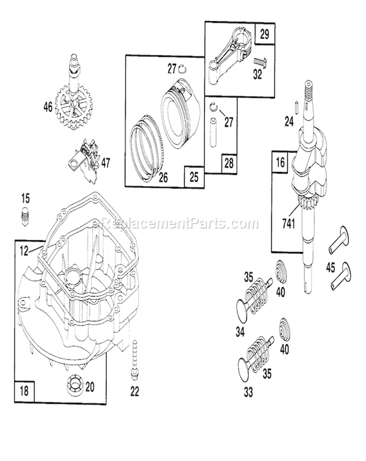Page D Diagram and Parts List for 20444 6900001-6999999 - 1996 Toro Lawn Mower