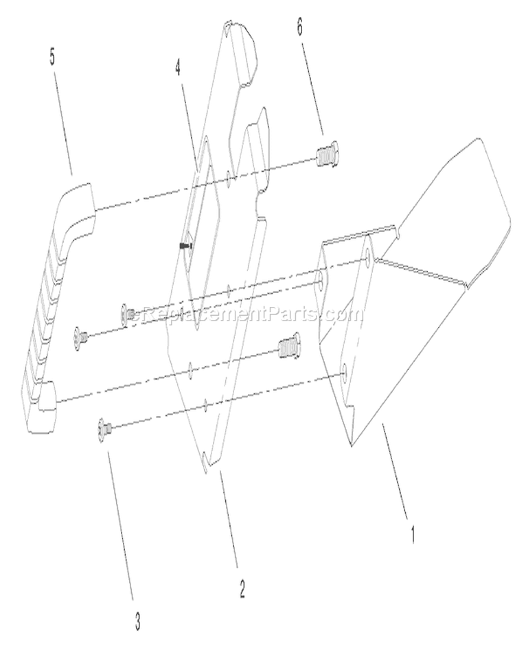 Discharge Plug Assembly (model No. 20458 Only) Diagram and Parts List for 20448 7900001-7999999 - 1997 Toro Lawn Mower