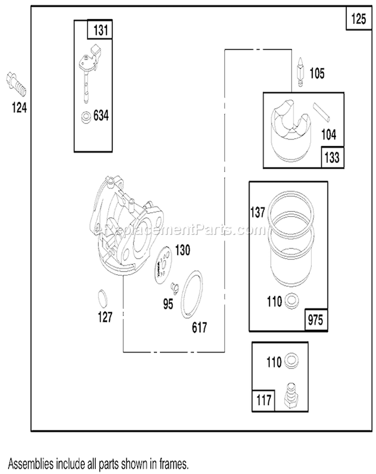 Page F Diagram and Parts List for 20448 7900001-7999999 - 1997 Toro Lawn Mower