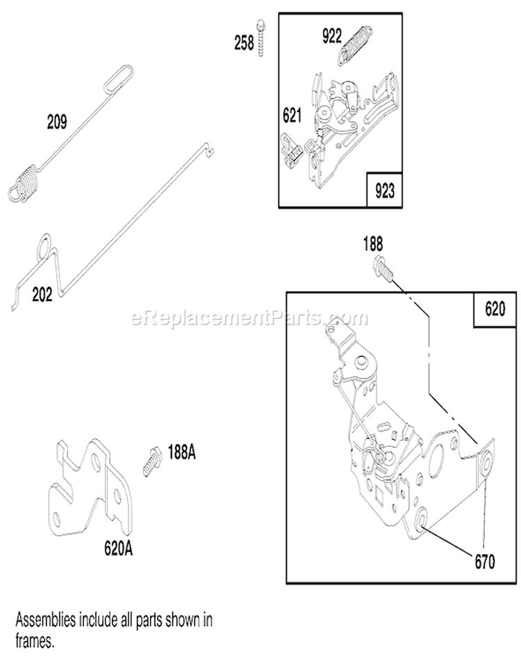 Page G Diagram and Parts List for 20448 7900001-7999999 - 1997 Toro Lawn Mower
