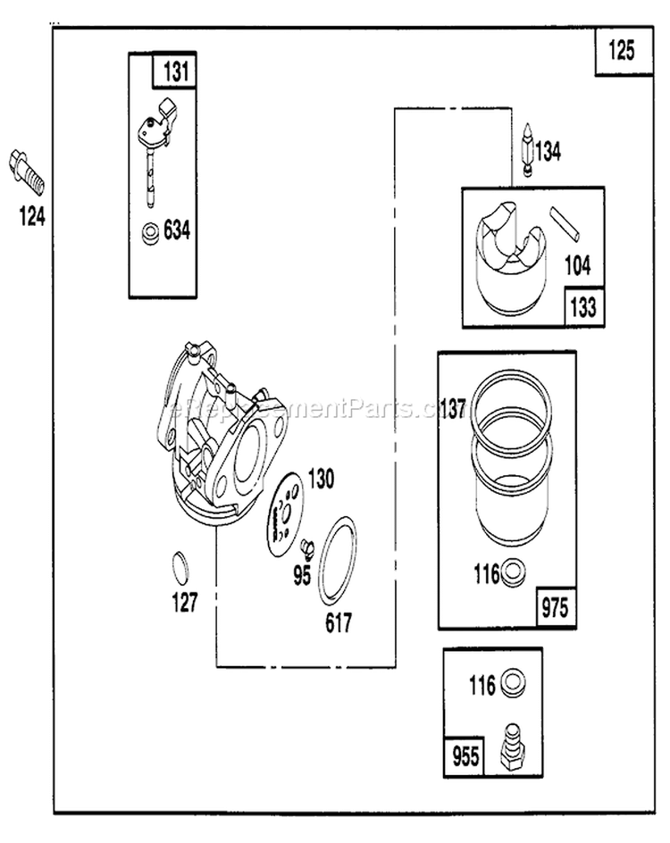 Page D Diagram and Parts List for 20461 5900001-5999999 - 1995 Toro Lawn Mower