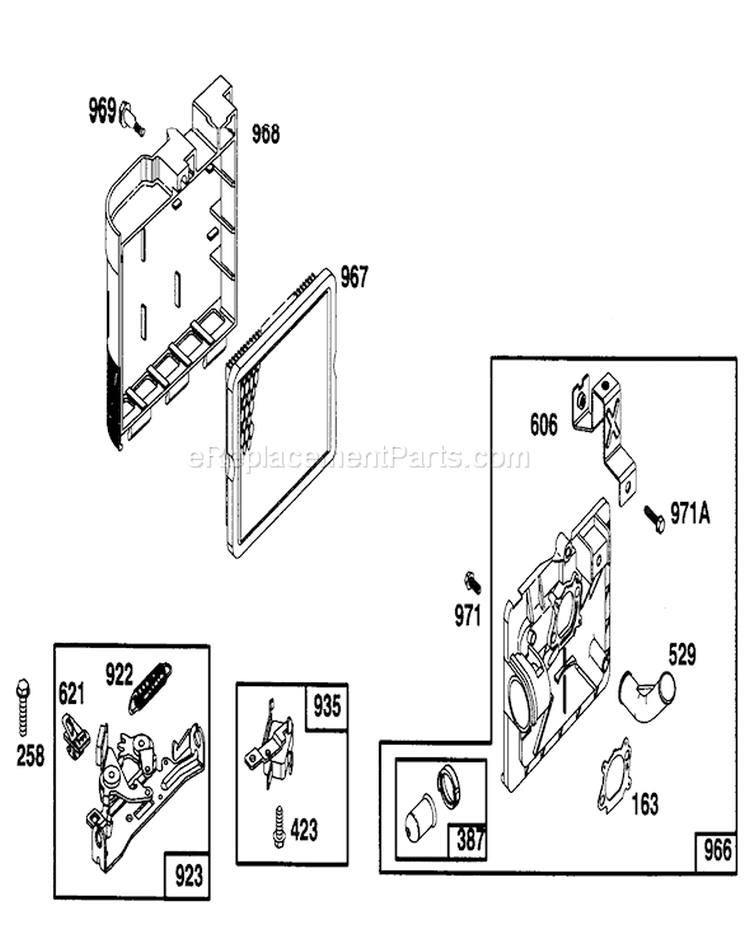 Page AA Diagram and Parts List for 20463 6900001-6999999 - 1996 Toro Lawn Mower