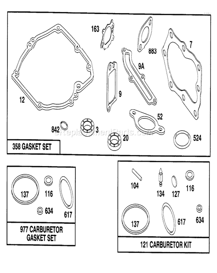 Page AJ Diagram and Parts List for 20463 6900001-6999999 - 1996 Toro Lawn Mower