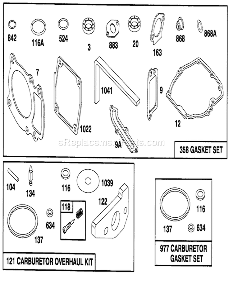 Page E Diagram and Parts List for 20464 5900001-5999999 - 1995 Toro Lawn Mower