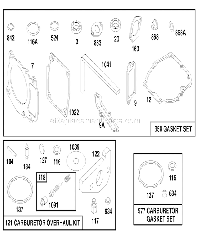 Page J Diagram and Parts List for 20464 6900001-6999999 - 1996 Toro Lawn Mower