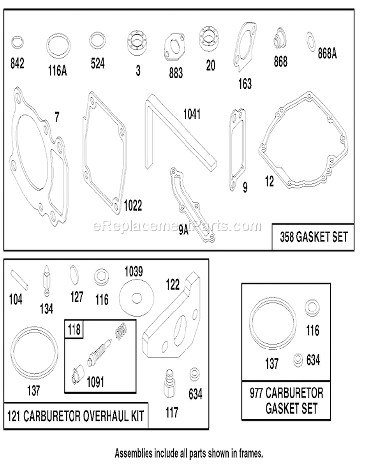 Page I Diagram and Parts List for 20464 7900001-7999999 - 1997 Toro Lawn Mower