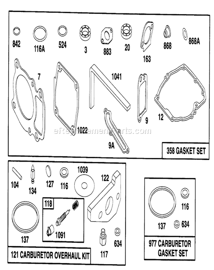 Page J Diagram and Parts List for 20465 5900001-5999999 - 1995 Toro Lawn Mower