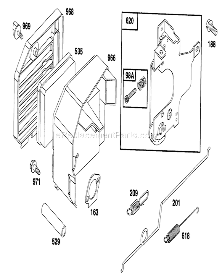 Page F Diagram and Parts List for 20465 5900001-5999999 - 1995 Toro Lawn Mower