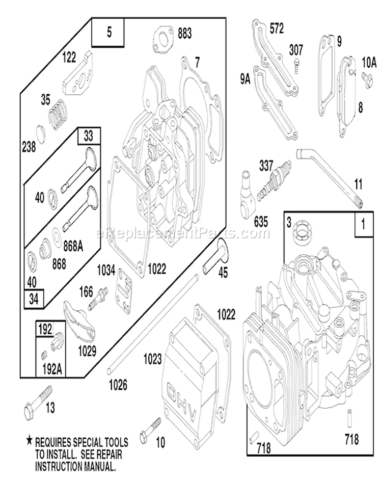 Page L Diagram and Parts List for 20466 6900001-6999999 - 1996 Toro Lawn Mower