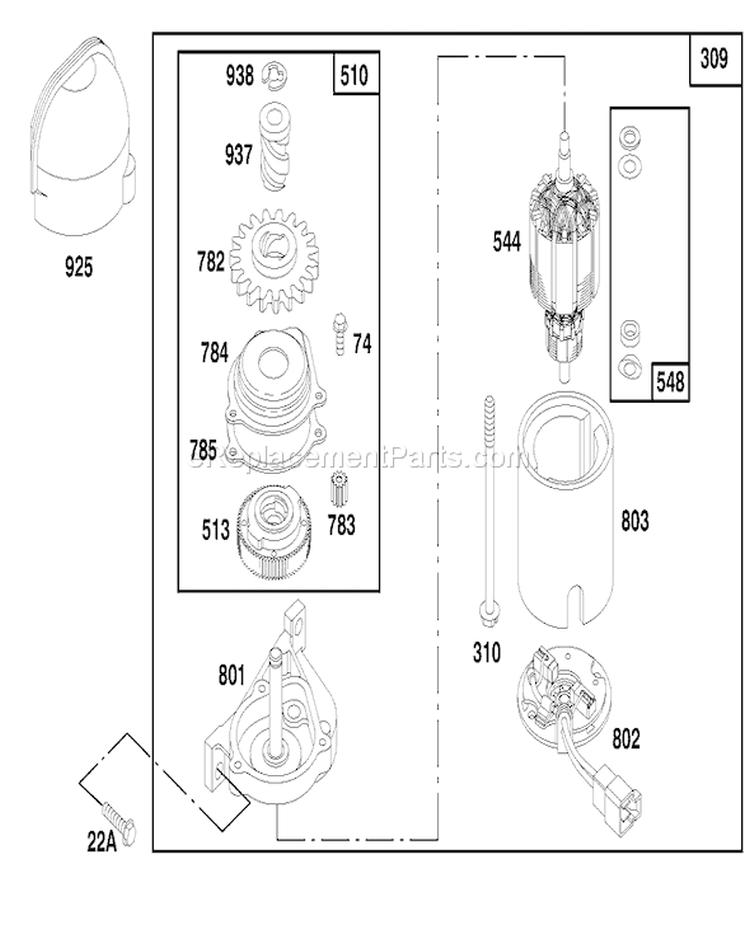 Page T Diagram and Parts List for 20466 6900001-6999999 - 1996 Toro Lawn Mower